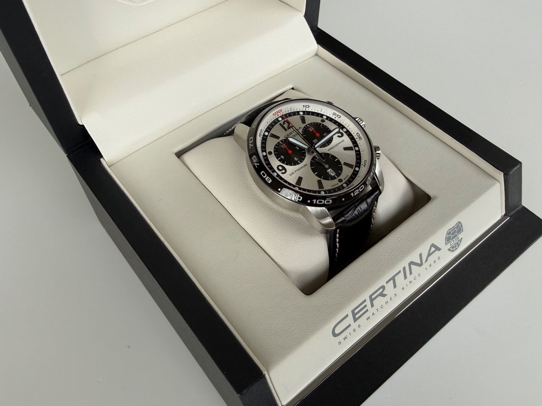 Certina Orologi: Certina DS Podium Big Size Chrono Precidrive 1/100 – Nuovo (secondo la descrizione) da Luzern venduto da Cabriolet 6