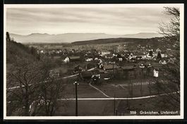 AK Gränichen, Unterdorf, Teilansicht