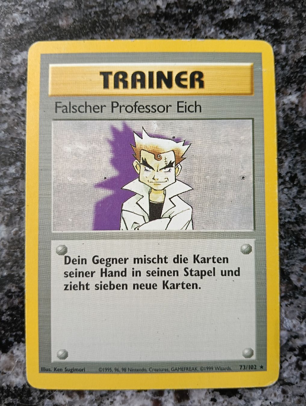 Pokémon Carte collezionabili: Pokemon Trainer Karte Falscher Professor Eich – Usato da LEUZIGEN venduto da mic_sdh5