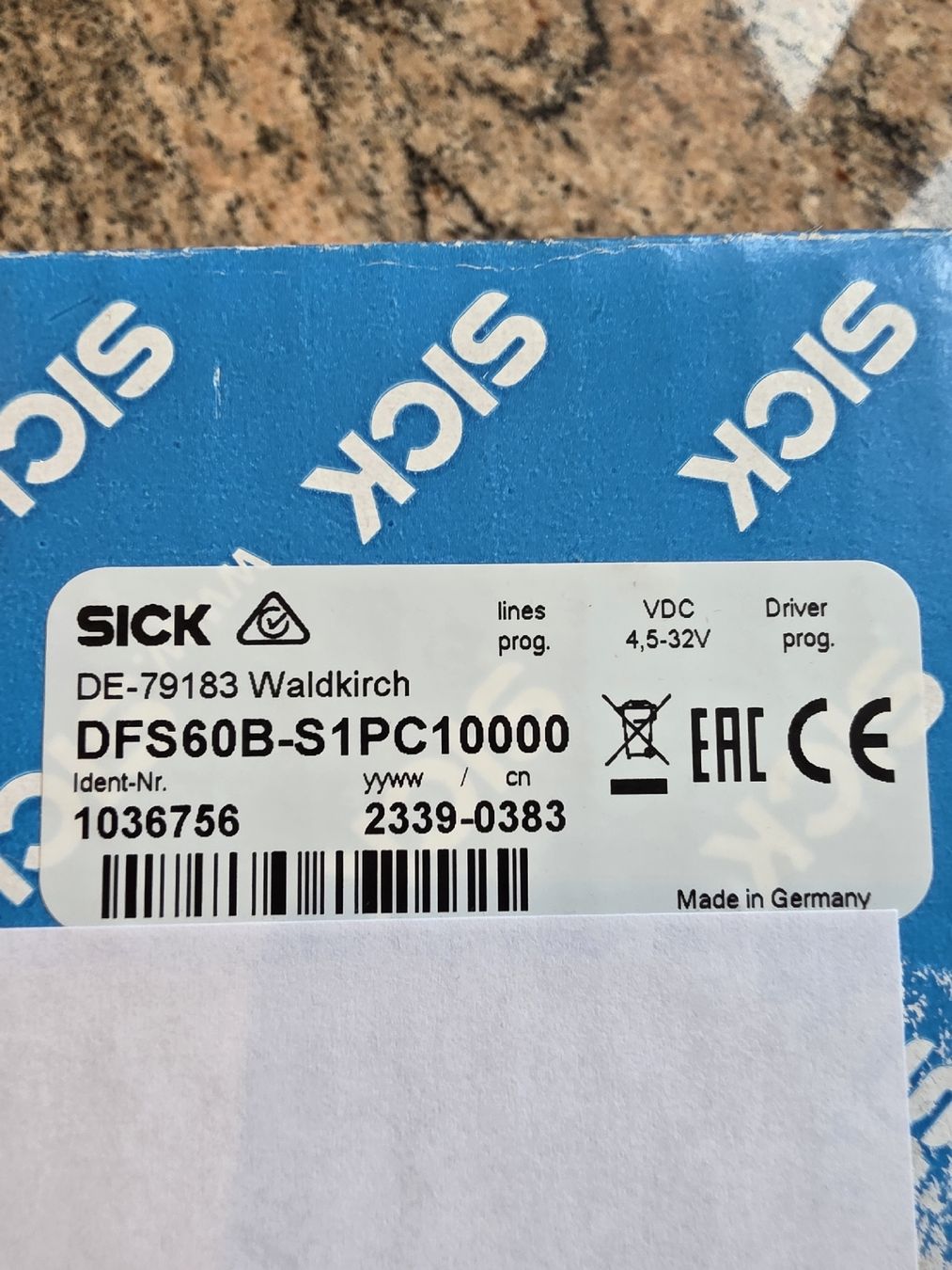 Elektronikbauteile: SICK Inkremental-Encoder DFS60B-S1PC10000 gebraucht – Gebraucht aus Staufen von Perskin 1
