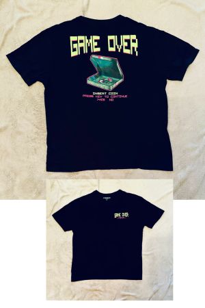 GAME OVER Terranova T-Shirt Gr. XL schwarz für Gamer