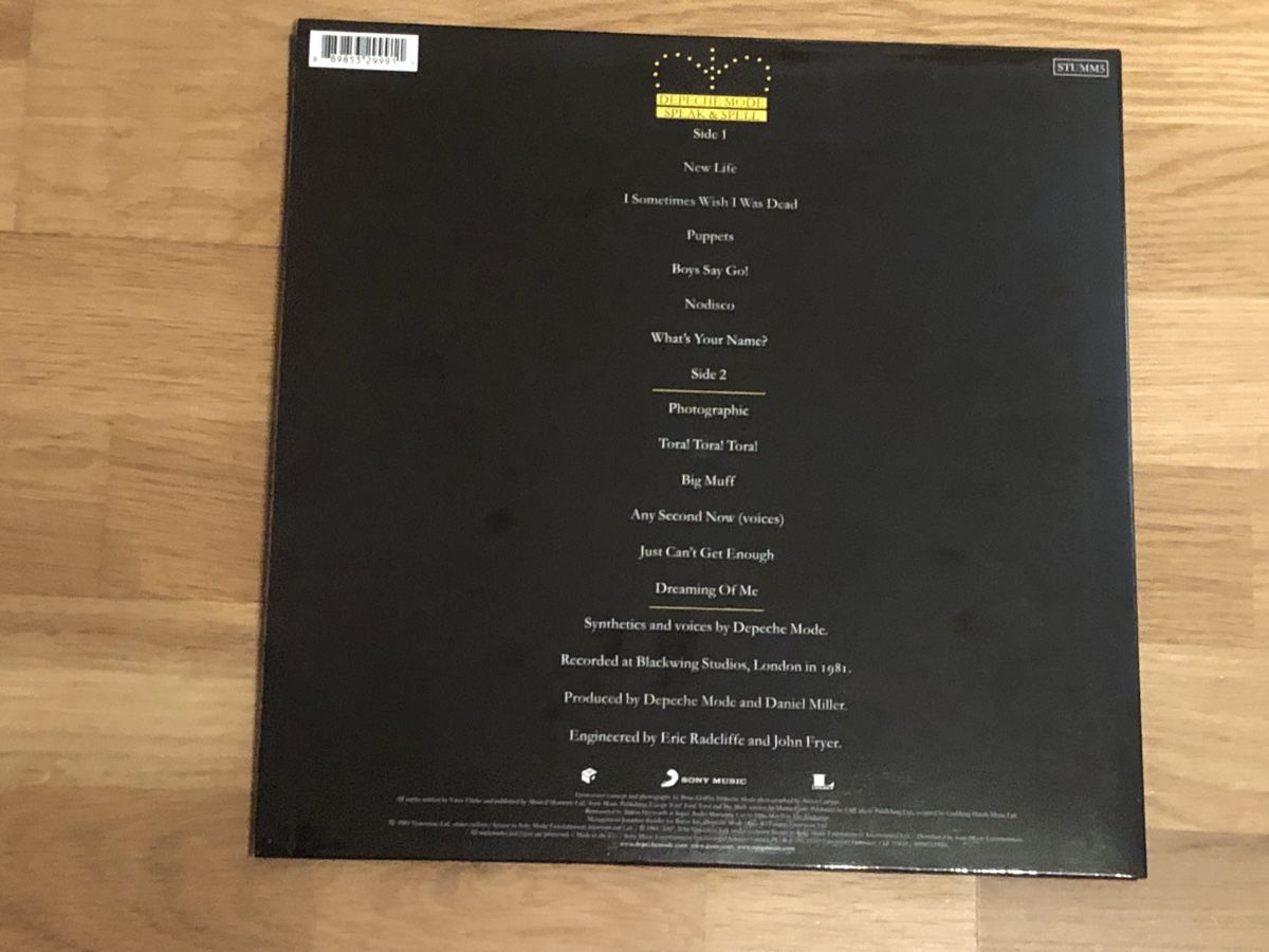 Dischi in vinile: Depeche Mode. 2016. Speak & Spell – Usato da Faulensee venduto da Mizuno06 1