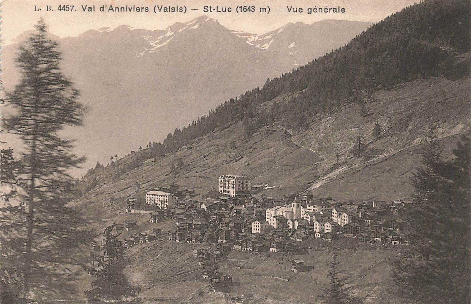 Cartoline postali: Val d`anniviers valais st. Luc – Usato da Biasca venduto da Blenio71