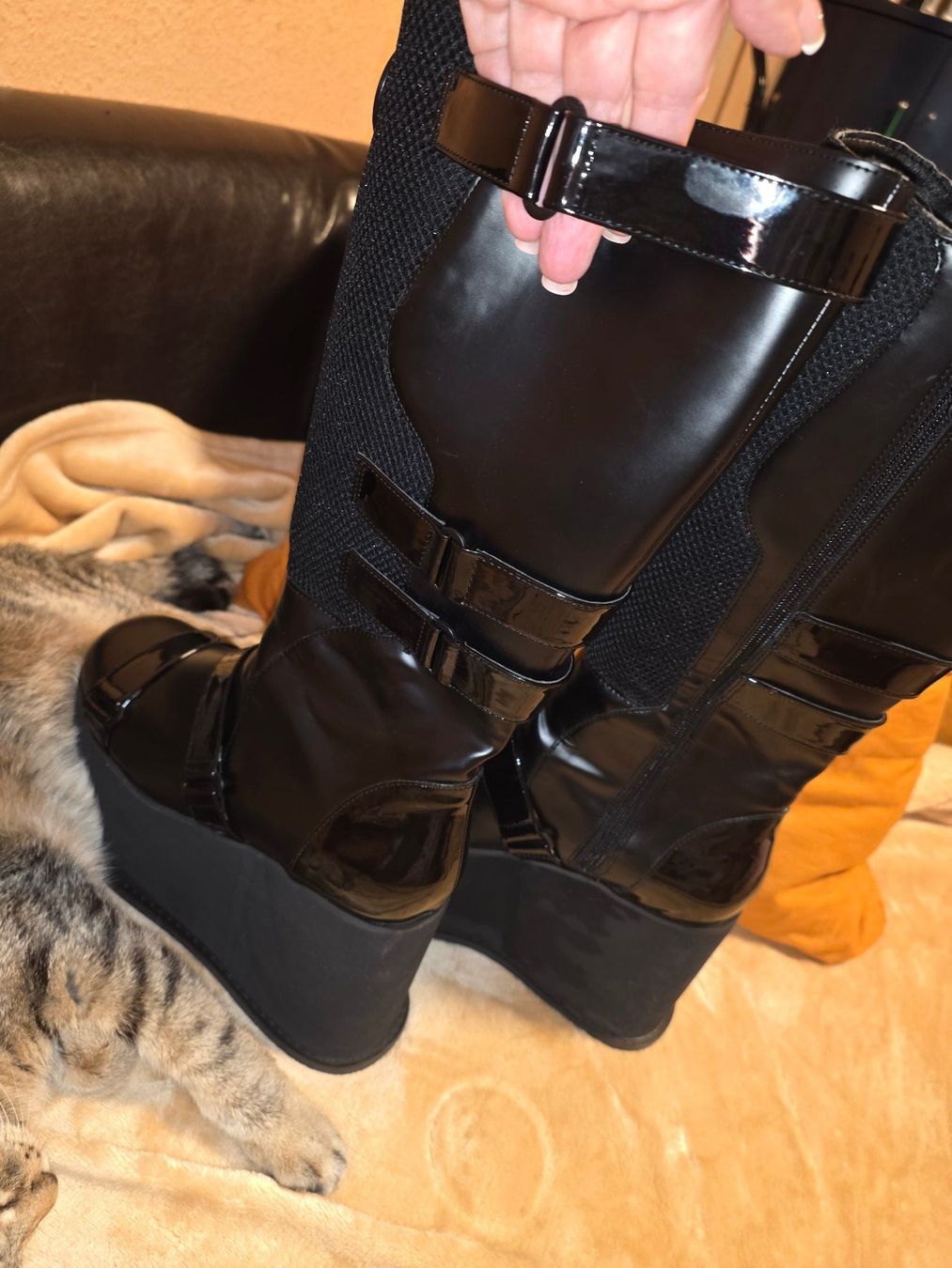 Killstar Herrenschuhe: Bottes KillStar à plateforme – Gebraucht aus Genève von BruceKampbell 2