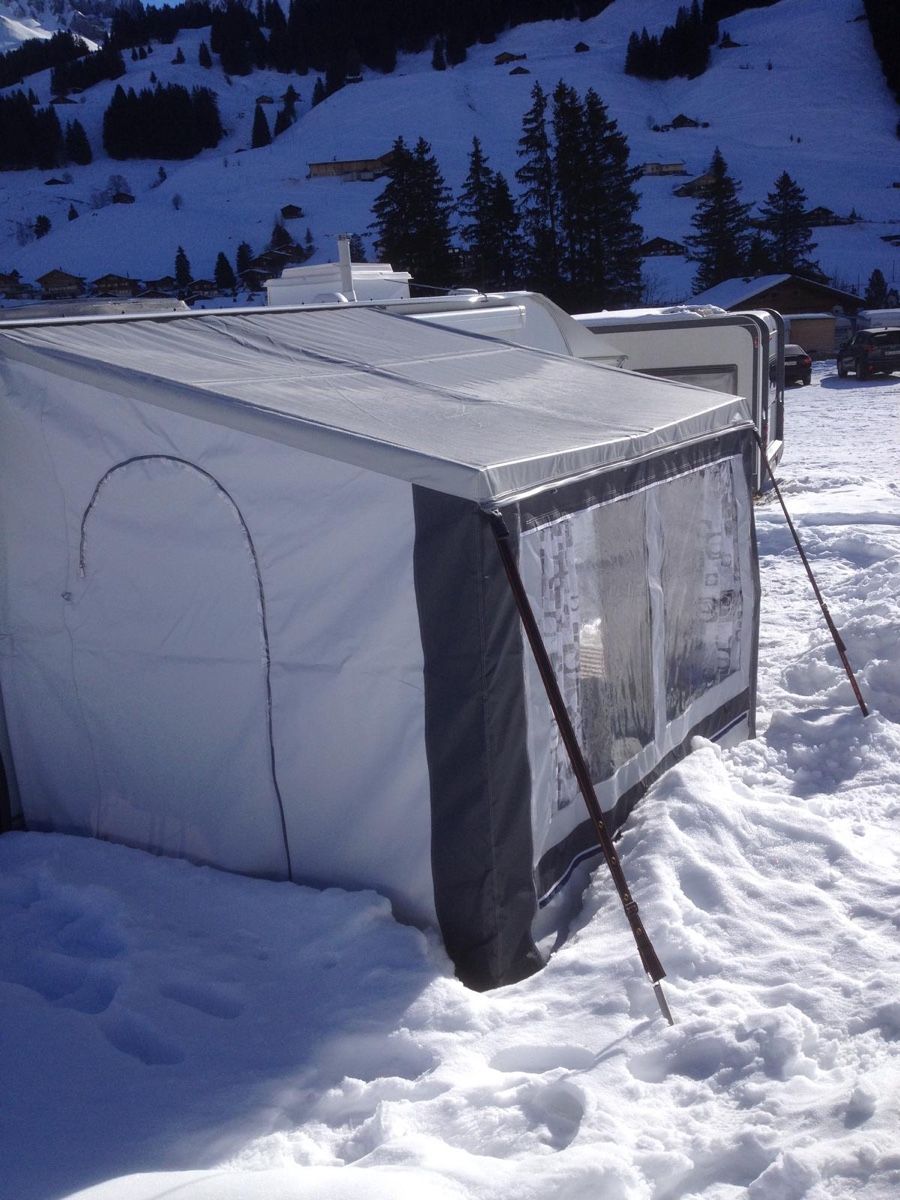 Vorzelte & Markisen: Vorzelt Cortina II  DWT grau 250 x 200 – Gebraucht aus Basel von