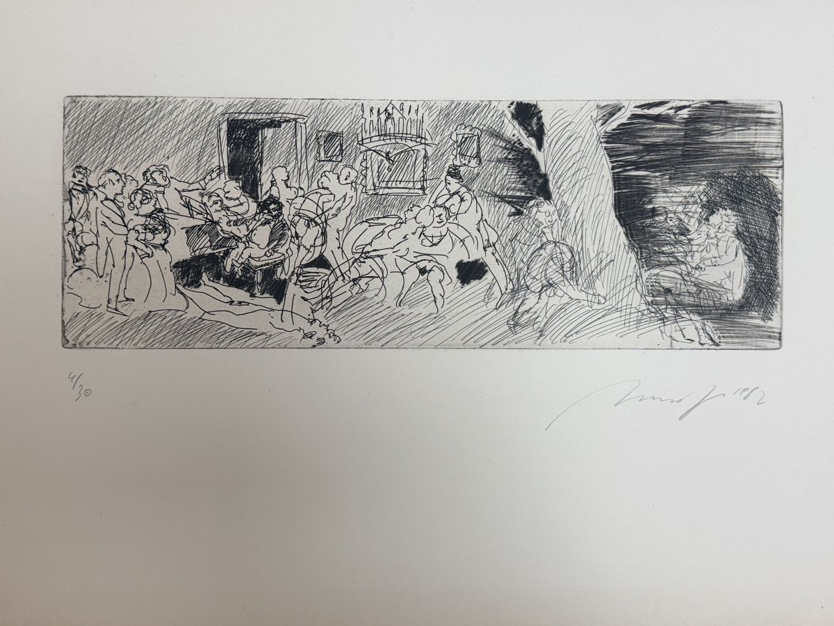 Grafica & Litografie: Hrdlicka, Alfred 1982 - Radierung  – Usato da Solothurn venduto da NUVICO 6
