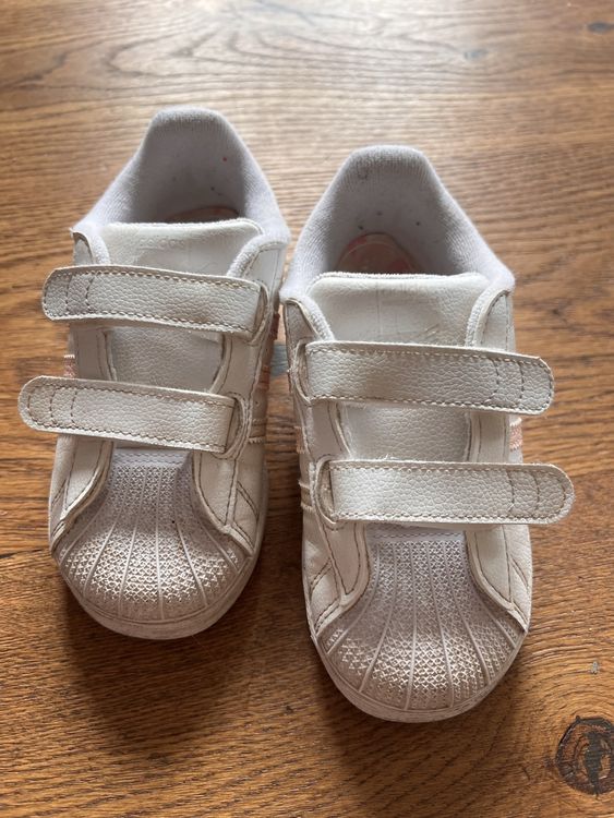 Adidas Scarpe per ragazze: Adidas Superstar Sneaker, Gr.26 1/2, weiss / rosa – Usato da Luzern venduto da Natalie_Ily8
