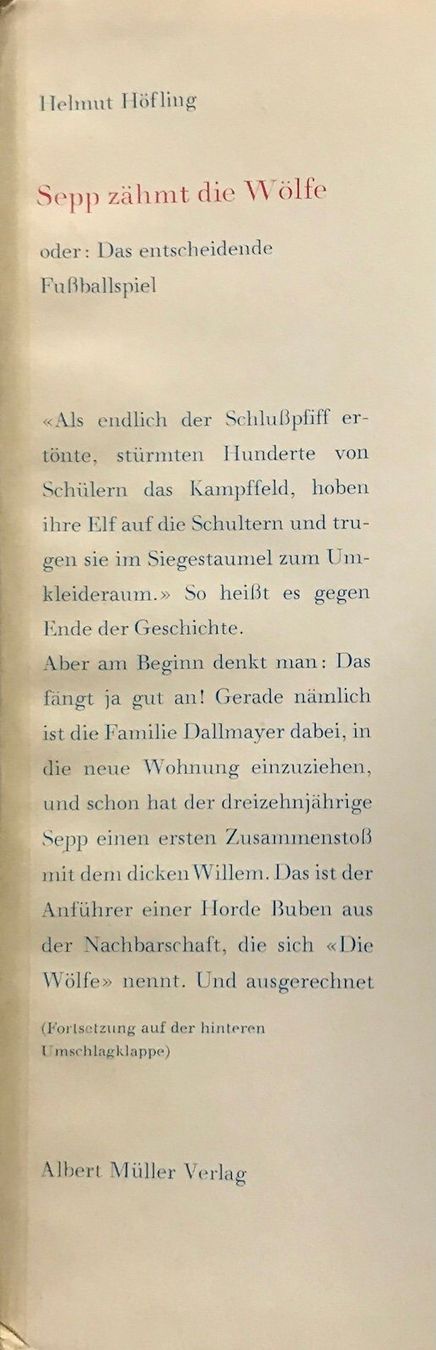 Libri: Sepp zähmt die Wölfe – Usato da Sarnen venduto da Livres 1