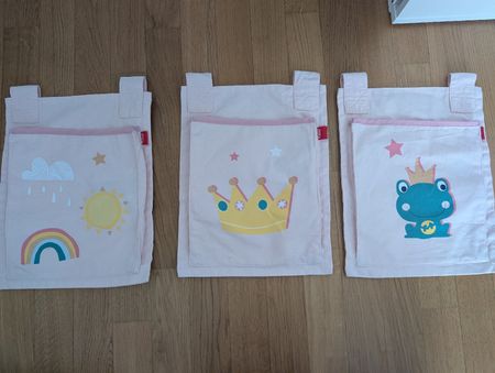 Flexa Hängetasche / Betttasche 3er Set