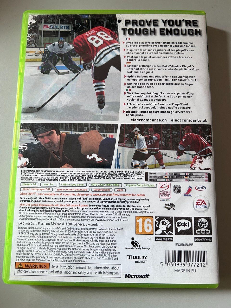 Microsoft Giochi: NHL 10 Xbox 360 – Usato da Giubiasco venduto da LorisVale 1