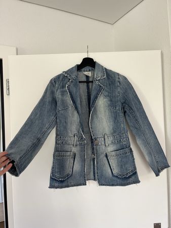 y2k Blazer in Jeansstoff (Denim-Blazer)