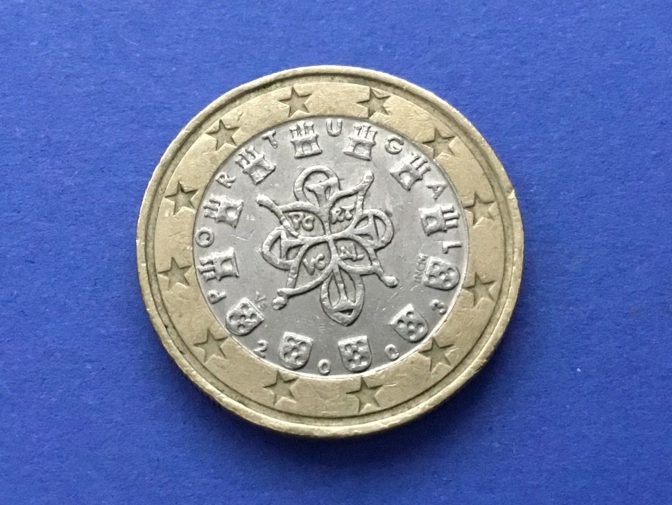 Alle Münzen: 1 Euro Portugal 2003 – Gebraucht aus St. Margrethen SG von alfapeugeot10 1