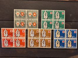 Pro Patria 4er Blocks 1957
