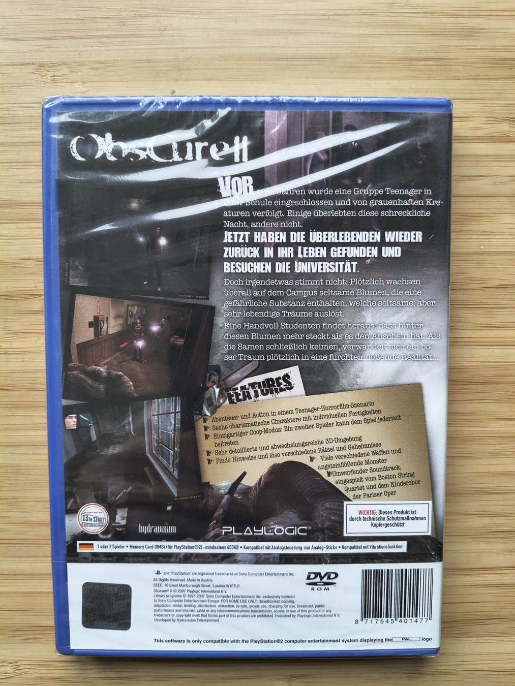 Giochi: Obscure 2 Sealed (PS 2) – Nuovo e nell'imballaggio originale da Riedholz venduto da ste_96cd 1