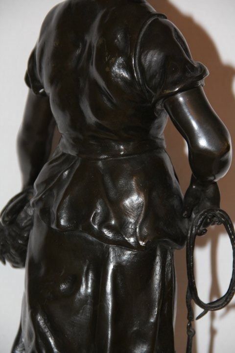 Skulpturen & Statuen: Antique sculpture en bronze signe . – Gebraucht aus Praz (Vully) von pikuluka1 6