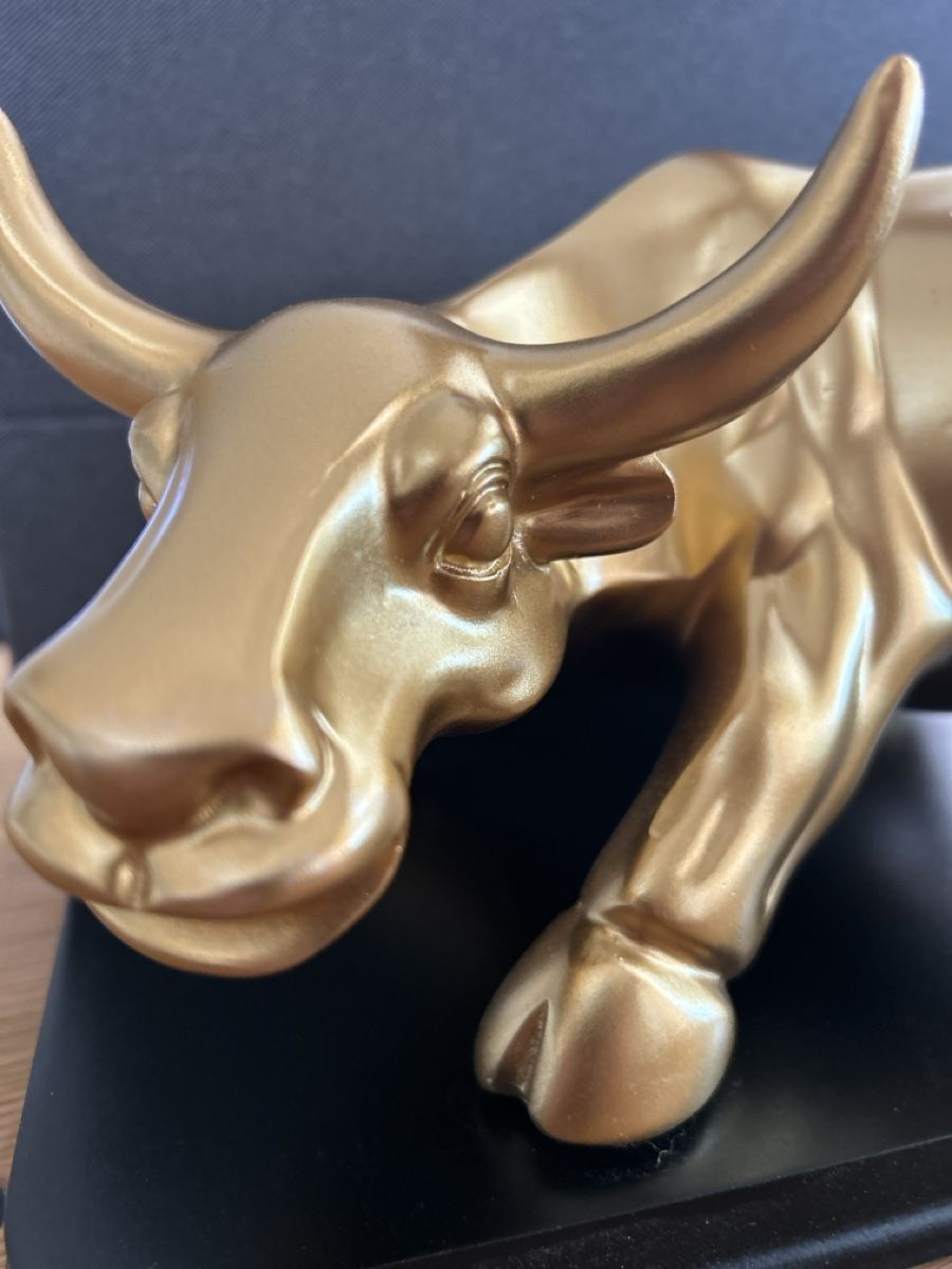 Tutte le decorazioni: Wallstreet Bulle goldfarben – Usato da Horgen venduto da Syman6 3