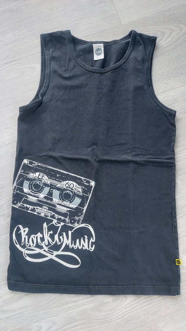 Camicie, T-shirt & Polo: Tanktop Jungen   SANETTA  176  schwarz – Usato da Langnau am Albis venduto da kktdora