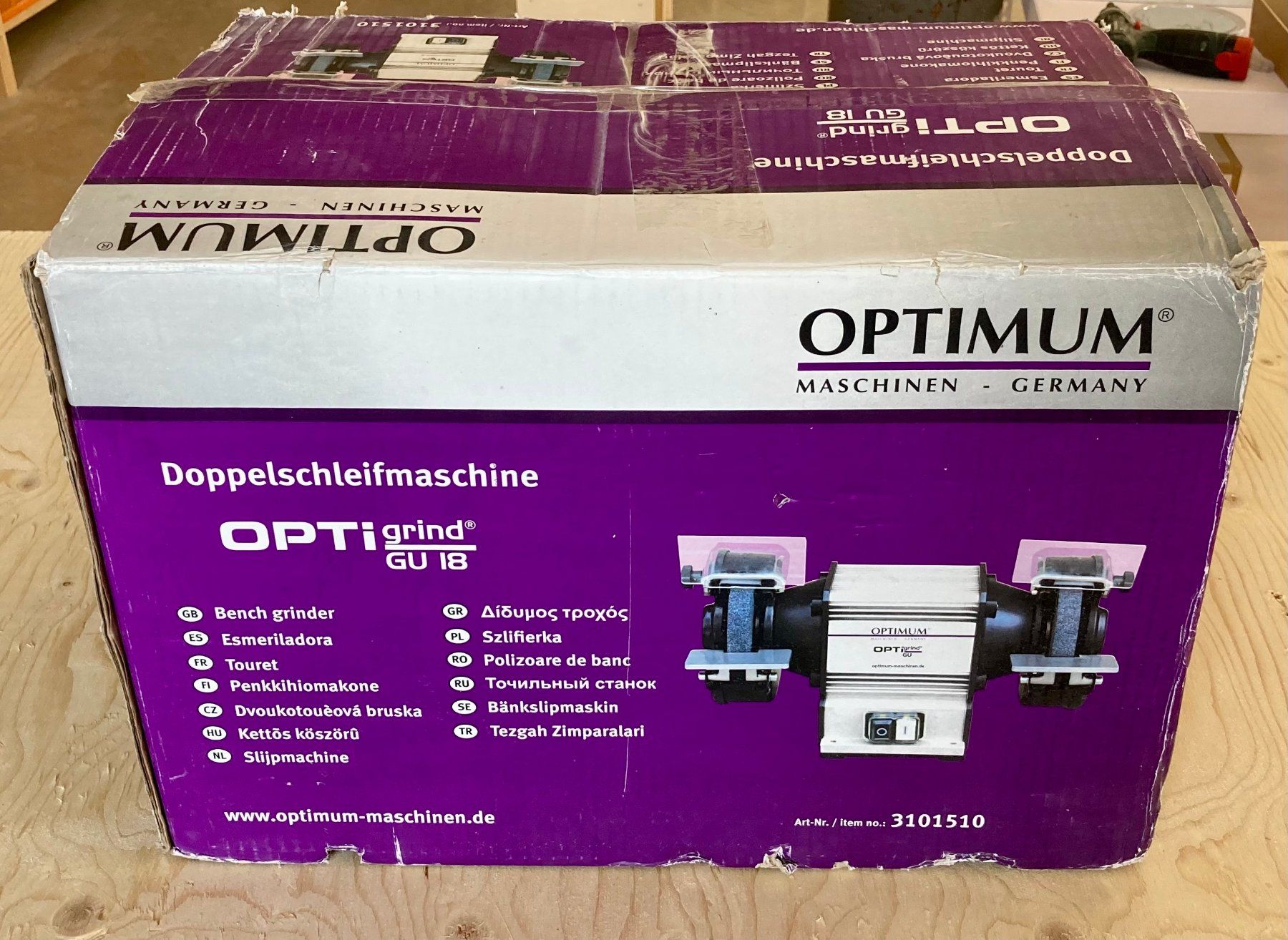 Schleifen & Polieren: Optimum Doppelschleifmaschine OPTIgrind GU 18 – Gebraucht aus Netstal von flurinbisig 6