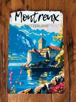 Montreux - schönes Blechschild - 20x30 CM - neu!!!
