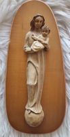 Holzrelief Madonna mit Kind; Antik, gratis Lief. -8.11.