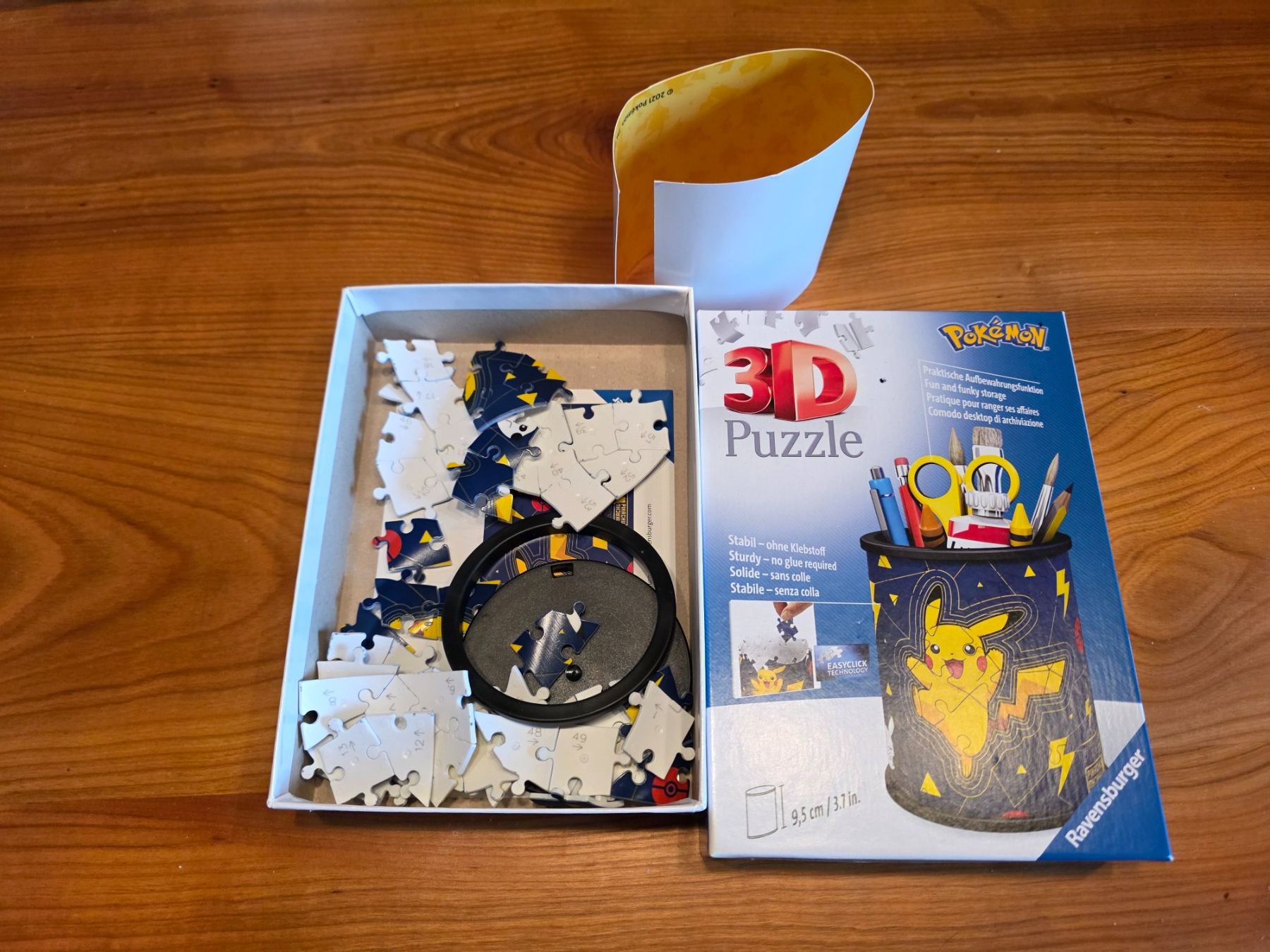 Ravensburger Puzzle: Ravensburger 3D Puzzle Pikachu - Stiftehalter – Usato da Thalheim venduto da silvara01 3