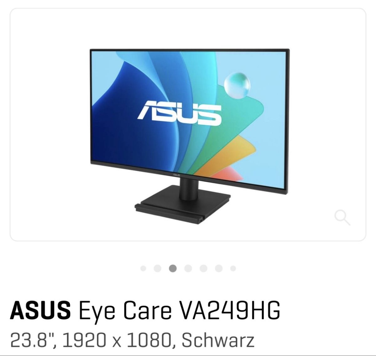 Ecrans: ASUS Eye Care VA249HG – D'occasion à Zürich par eduardag 1