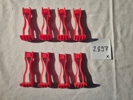 Hilbrand-Handel: Carrera Go!!! 8 × Stützen Rot "Nr. 1"