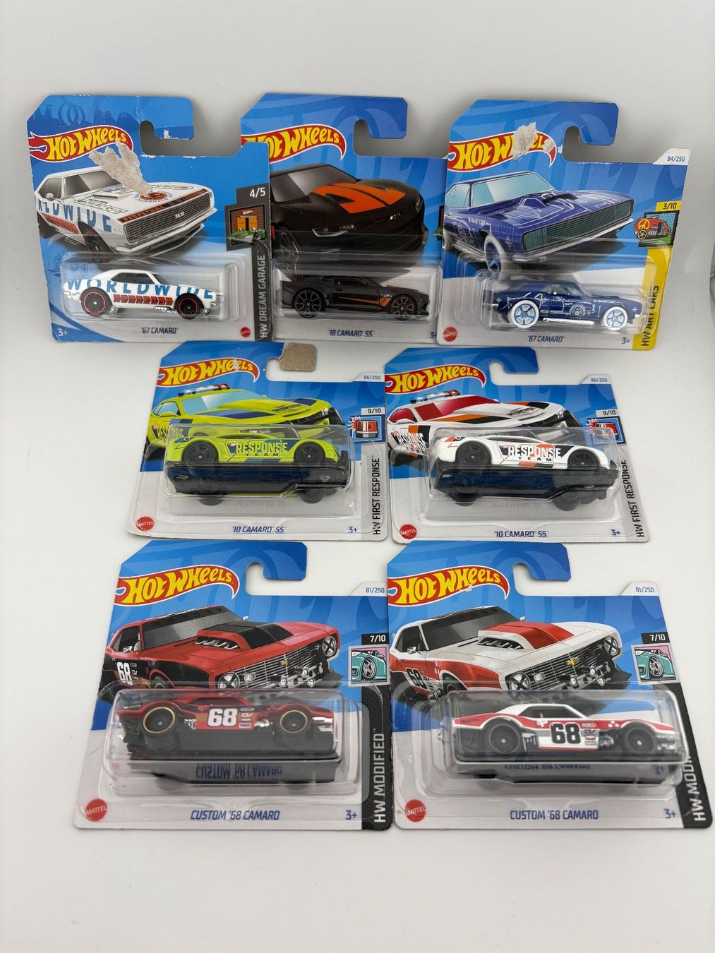 Hot Wheels Modellini d'auto: 7 Hot Wheels Chevy Camaro Mix 49 – Nuovo (secondo la descrizione) da Flawil venduto da HeisseReifen