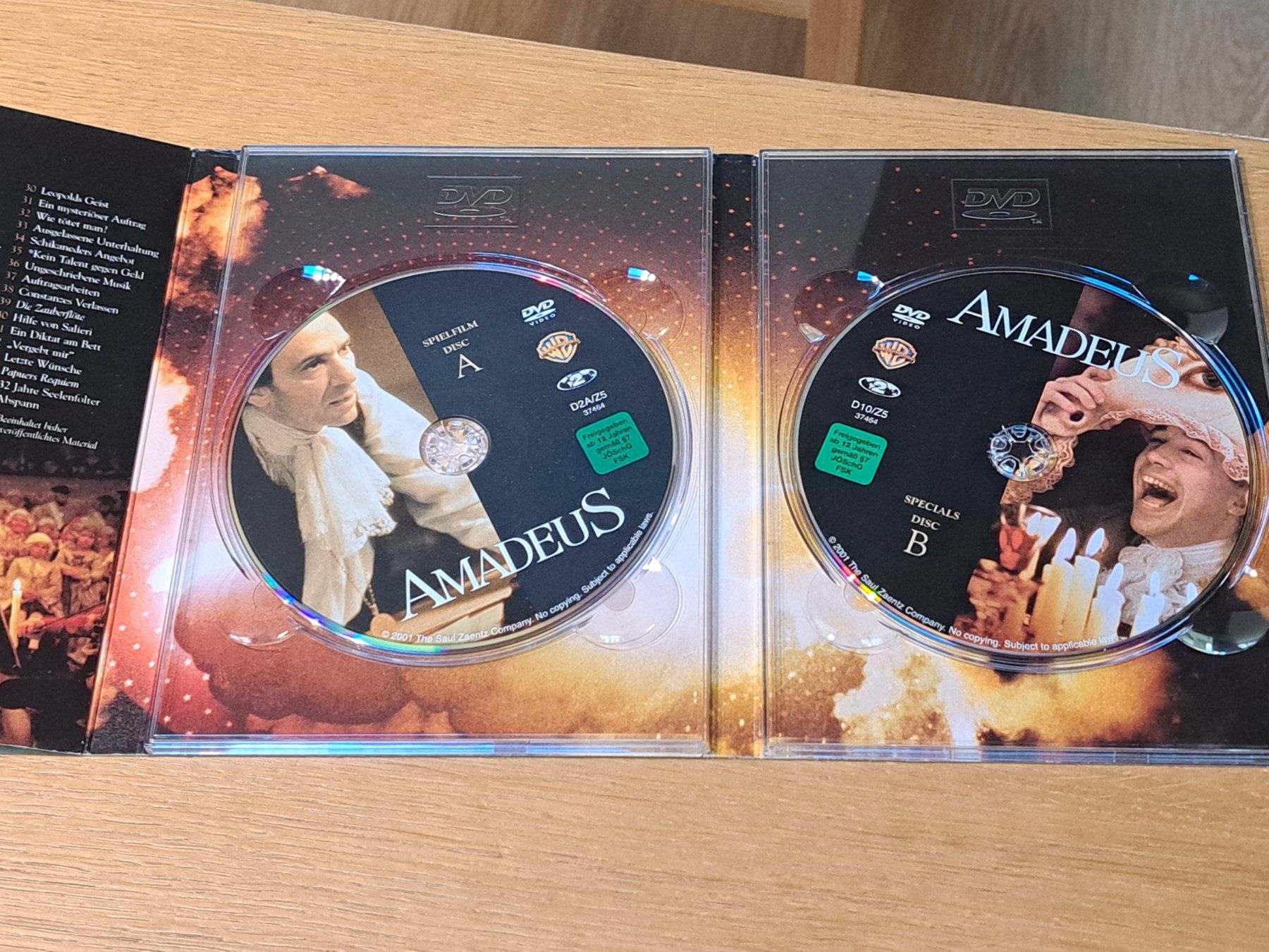 Tutti i DVDs: DVD AMADEUS, 2-Disc Special Edition. Director's Cut – Usato da Unterseen venduto da Kanica 3