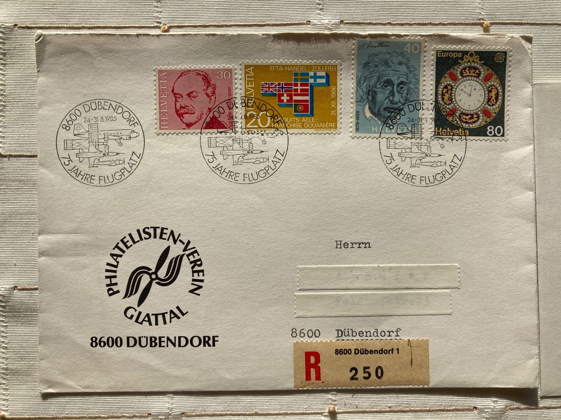 Alle Briefmarken: Briefe - Marken - Aviatik – Neu (gemäss Beschreibung) aus Uster von Sysreview 1