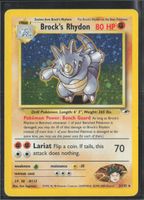 POKÉMON / Brock's Rhydon / Gym Heroes 🇺🇸 / Swirl / 1Fr.!