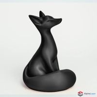 Nocturne Fox Sculpture - 3D Printed