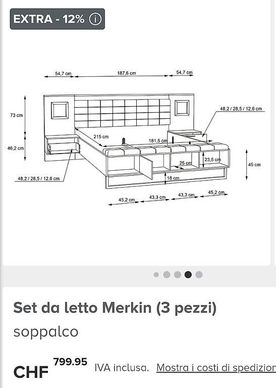 Lits: Vendo letto – D'occasion à Lostallo par nan_2cqk 3
