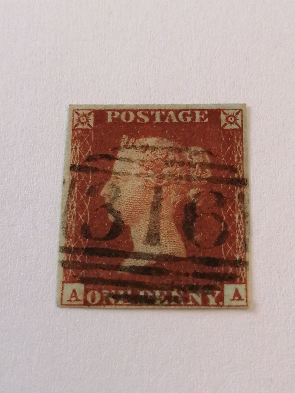 Tous les timbres: One Penny Red 1845 – D'occasion à Happerswil par tschergi