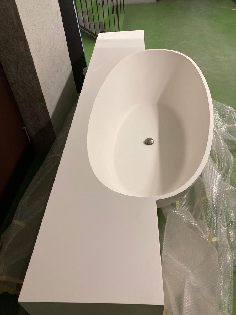 Vasche da bagno: Corian Badewanne – Nuovo (secondo la descrizione) da Chur venduto da Mbadimeischter 4