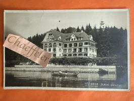 Alte Postkarte 1917 Weggis Hotel Central ohne Briefmarke