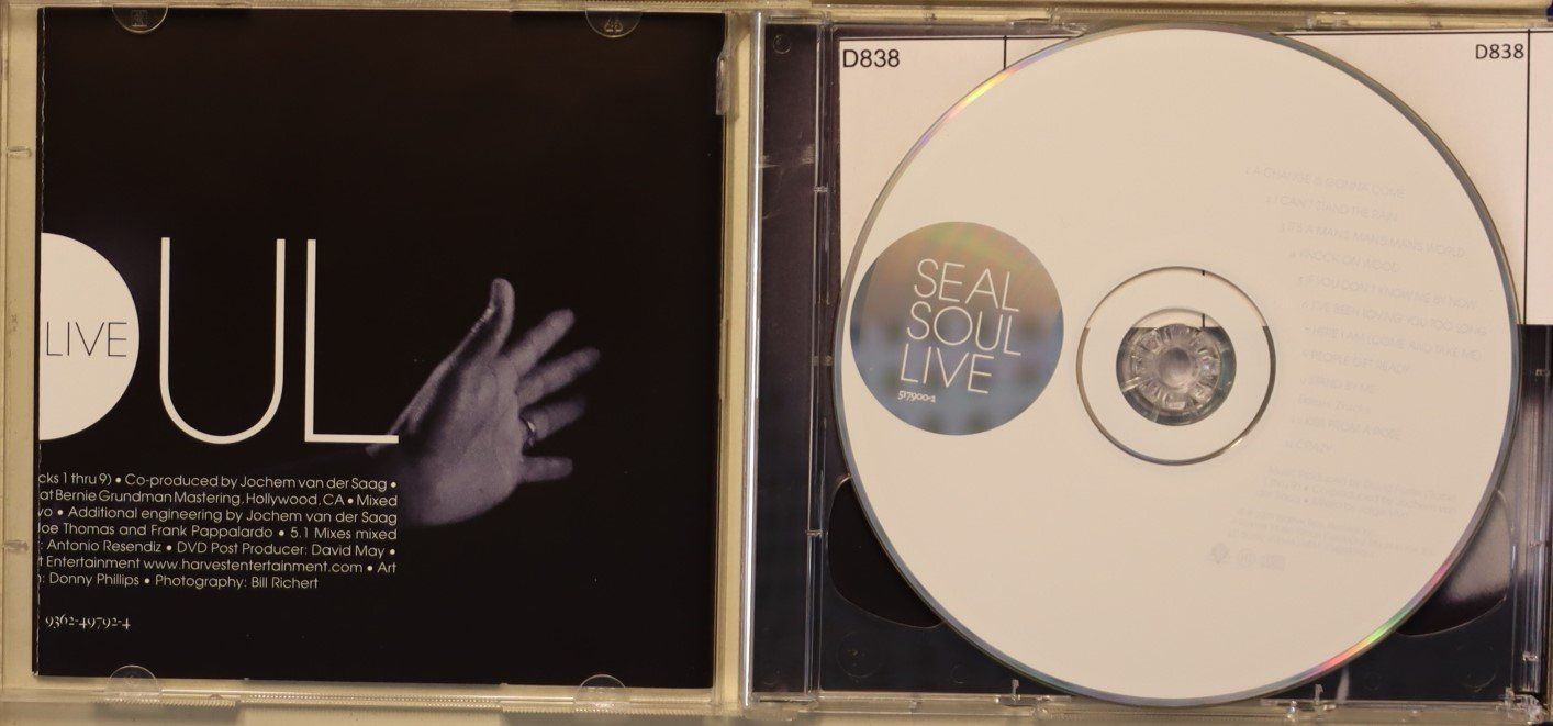CD: Seal – Soul Live – Usato da Luzern venduto da CONTENTI 1