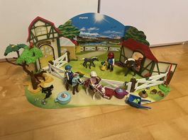 Playmobil-Set Reiterhof (aus Adventskalender 2018) Nr. 9262