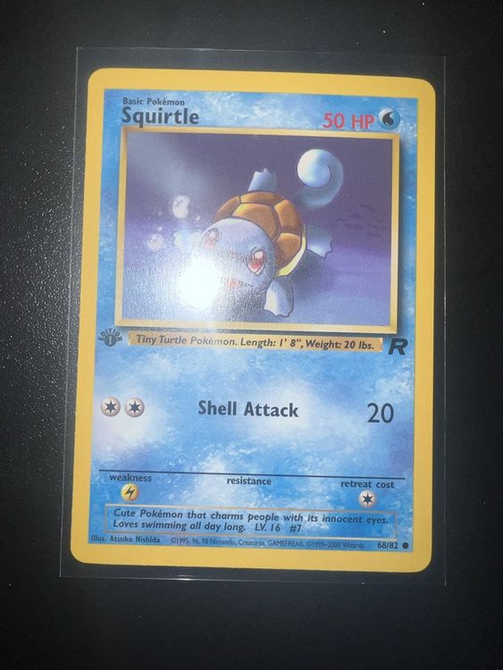 Pokemon - Squirtle 1.Edition Team Rocket Mint 2/2 | Kaufen auf Ricardo