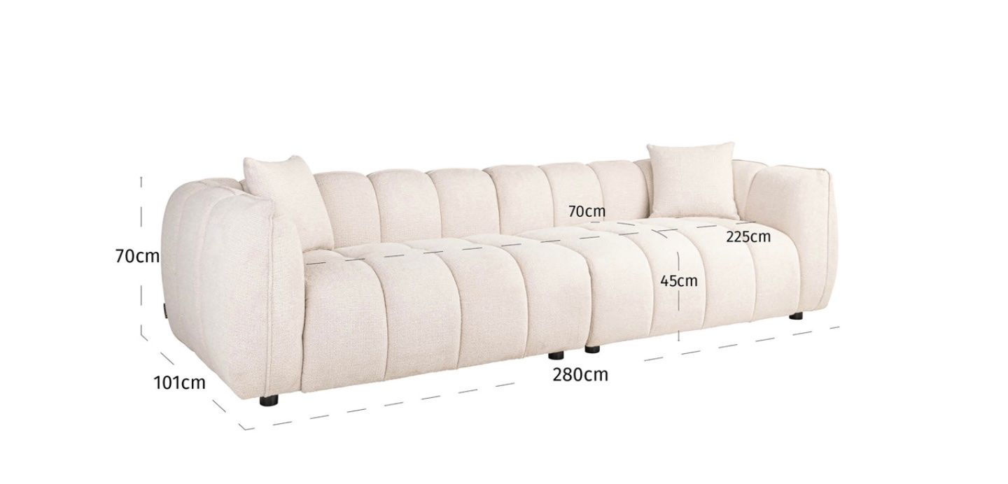 Divani: RICHMOND  INTERIORS*** Sofa Jezebel cream – Nuovo e nell'imballaggio originale da Ruswil venduto da Miami-2026 5