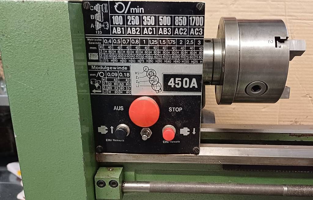 Tutte le macchine: Tisch-Drehbank 450A – Usato da Altstätten SG venduto da Hahoba 3