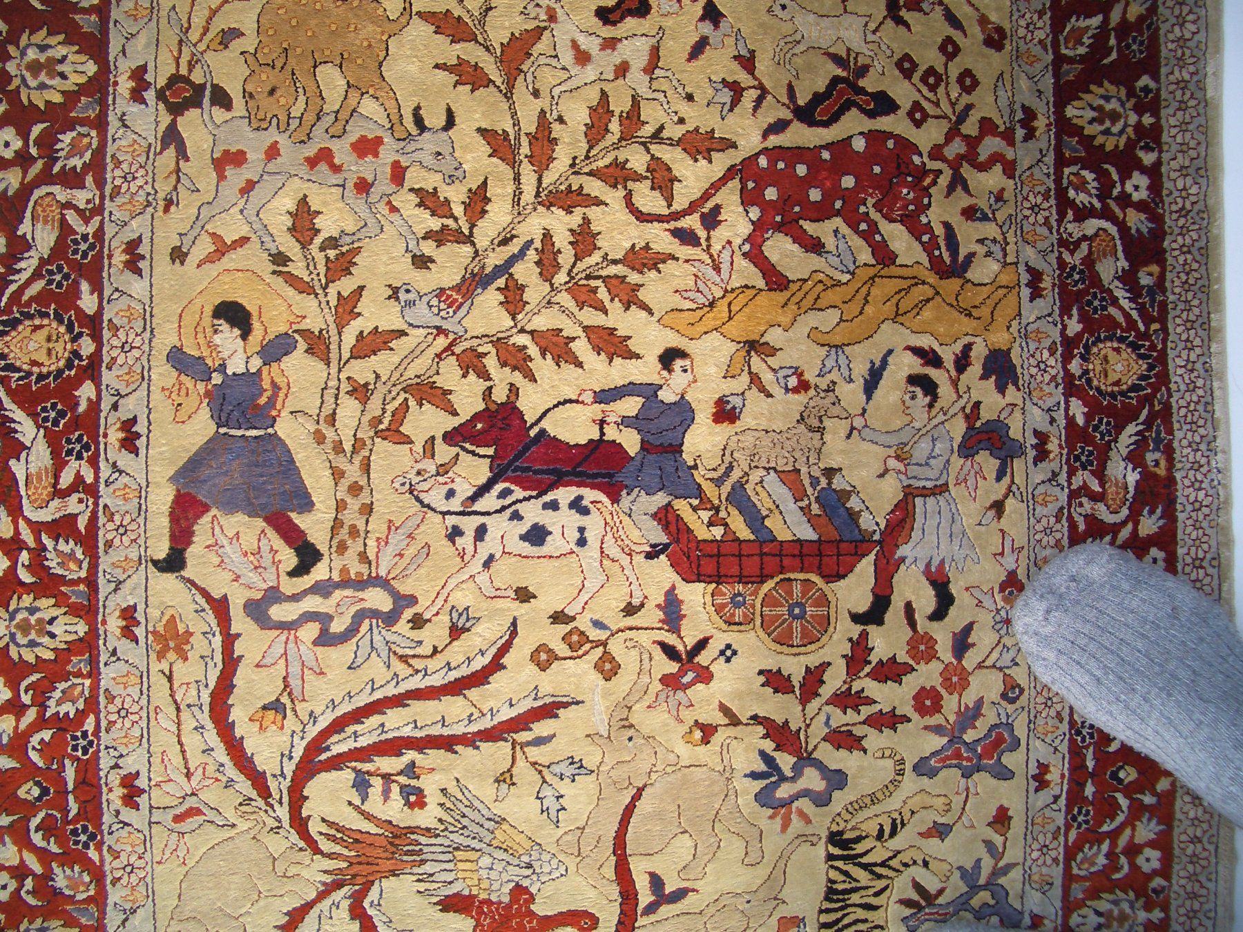 Tapis: Seidenteppich China reiches Sujet – D'occasion à Weggis par Captrednose 4