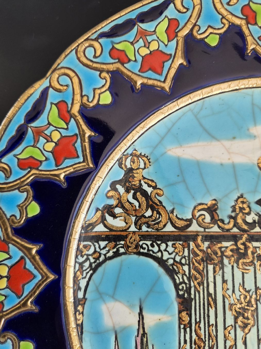 Piatti: Ancienne assiette Longwy "Nancy" – Usato da Vernier venduto da Paco14 1