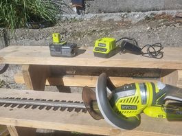 Taille haie Ryobi avec accu