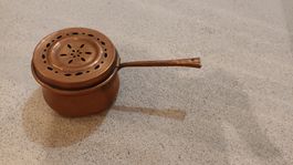 Antike Kupferpfanne 17cm Durchmesser