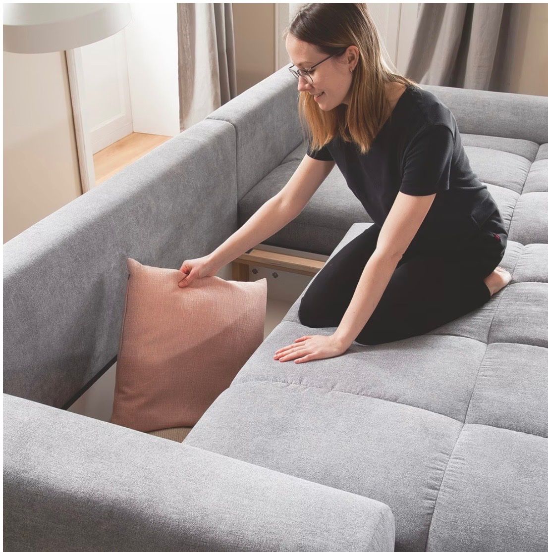 Divani: Canapé d'angle gris , confortable et spacieux – Usato da  venduto da  4