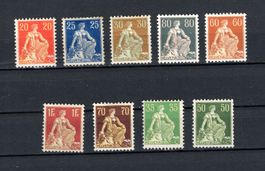 1908 - 1940 Helvetia mit Schwert   , voir Photos