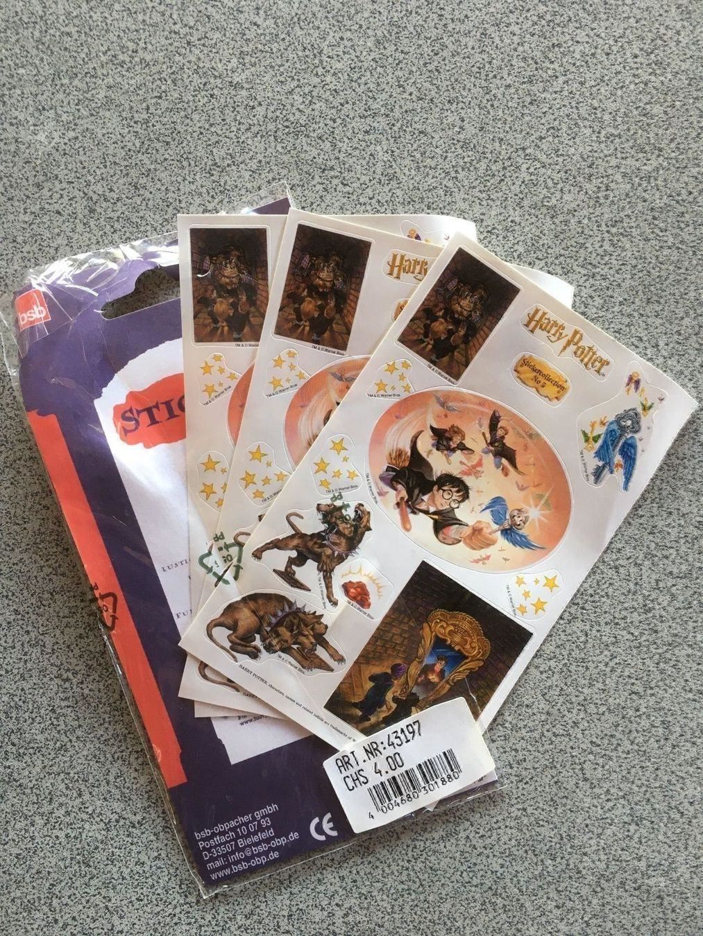Sticker: Harry Potter Special Plus Stempel – Nuovo e nell'imballaggio originale da Bauma venduto da Budgerigar 6