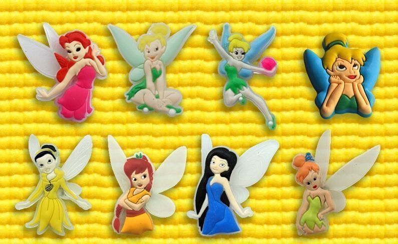 Tutte le decorazioni: Tinkerbell : 8 shoe charms jibbitz – Nuovo e nell'imballaggio originale da Lutry venduto da kylab7