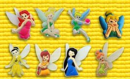 Tinkerbell : 8 shoe charms jibbitz